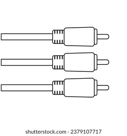 The Line Art of AV Connector