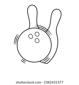 The Line Art Bowling