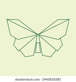 The Line Art of Butterfly Origami