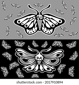 LINE ART BUTTERFLY YOU ORNAMENT