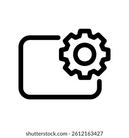 Line Art Camcorder Configuration Interface Element Graphic Design