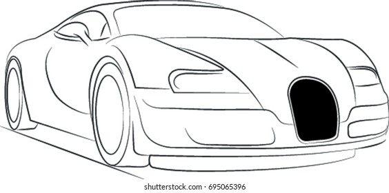 Line art Car