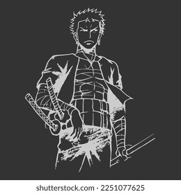 line art cartoon anime comic pirate