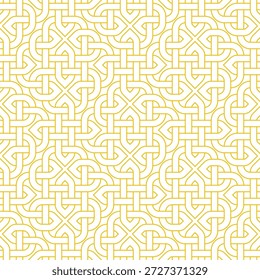 Line Art keltisches Knotendesign mit nahtlosen angelsächsischen und nordischen Knotenmustern
