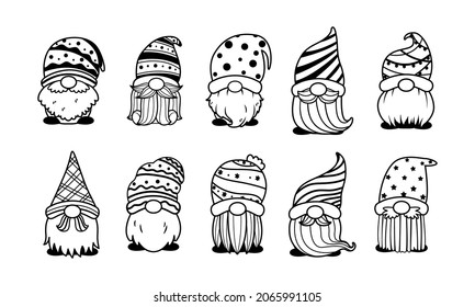 2,340 Gnome Outlines Images, Stock Photos & Vectors | Shutterstock