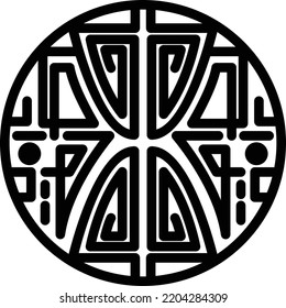 Line Art in a Circle
