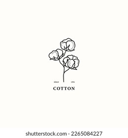 Cotton Plant Vector Art & Graphics