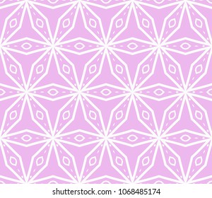 Line art decorative geometric ornament. Seamless pattern. Vector illustration for design.