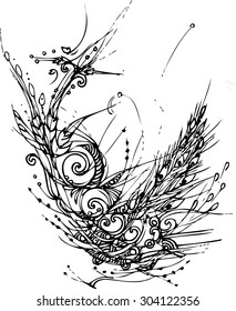 line art design for card
