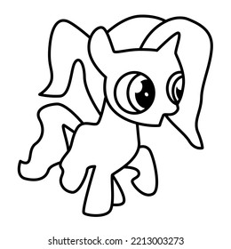 line art design cartoon characters