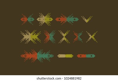 Diseño de líneas artísticas para invitación, afiche, insignia, monograma. Elegante plantilla de diseño de lujo. Ilustración vectorial.