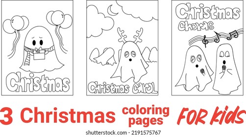 Line art design for kids coloring page. Vector illustration. Isolated on white background. Christmas Ornament Isolated Coloring Page