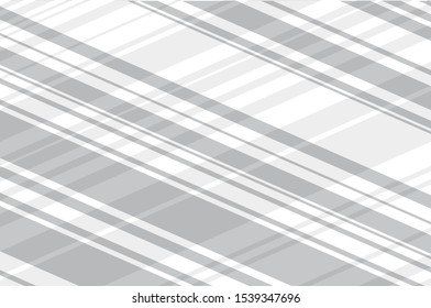 Line art design template on light backdrop. Modern realistic illustration with crossed lines different thickness on transparent background. Vintage vector illustration.