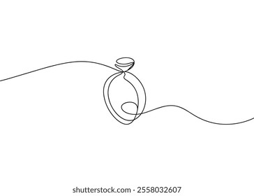  Line Art of a Diamond Engagement Ring