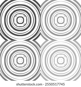 Arte de línea Doodle Obra de arte abstracto sin fisuras decoración gráfica geométrica Plantilla de contorno étnico Fondo de pantalla impreso patrón de tela dibujado a mano contorno forma de fondo Ombre blanco y negro 
