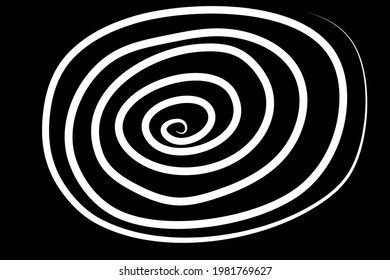 Line art, doodle, one line,zigzag and black  . Isolate on white,black background.copy space for your text. Concept check mood,imagination,feeling. Vector illustration.