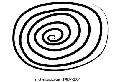 Line art, doodle, one line,zigzag and black  . Isolate on white,black background.copy space for your text. Concept check mood,imagination,feeling.