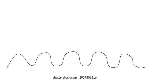 Line art ,doodle,abstract isolate on white background. Copy space for your text.