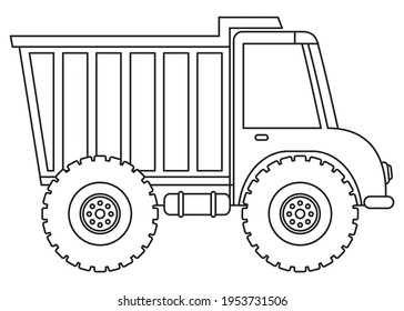 Line Art Drawing For Kids Coloring Page
