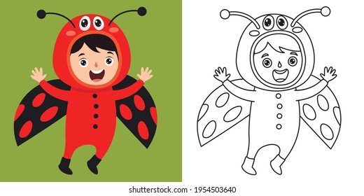 Line Art Drawing For Kids Coloring Page
