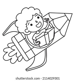 Line Art Drawing For Kids Coloring Page