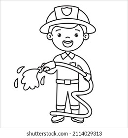 Line Art Drawing For Kids Coloring Page