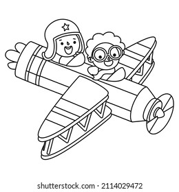 Line Art Drawing For Kids Coloring Page