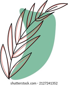 Line Art Drawing for print or use as poster, card, flyer or wall decor