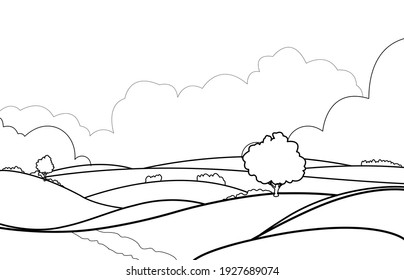 11,885 Countryside line drawing Images, Stock Photos & Vectors ...