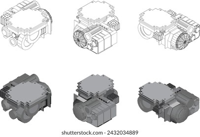 Line art electric engines,Future development of engine systems for electric cars