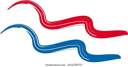 Line art element for Australia day 