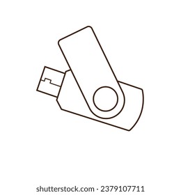 The Line Art of Flashdisk
