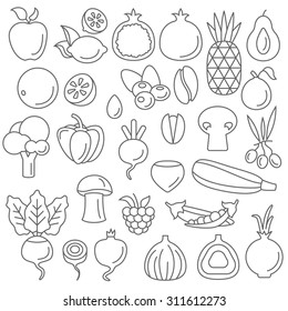 94,309 Line art vegetables Images, Stock Photos & Vectors | Shutterstock