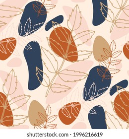 Blumenmuster der Linie. Trendy Textur für jeden Zweck. Helle und farbenfrohe Frühlings- oder Sommerausdrucke.	