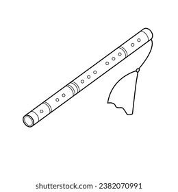 The Line Art of Flute