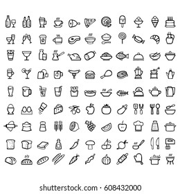 line art food icon