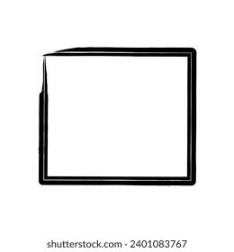 line art frame vector 1