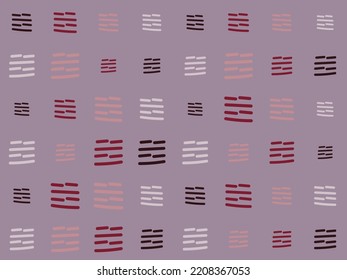 Line art Freehand Pattern Aztec fabric Seamless Pattern Design Geometric boho texture vector illustrations background.