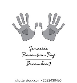 line art of Genocide Prevention Day good for Genocide Prevention Day celebrate. line art.