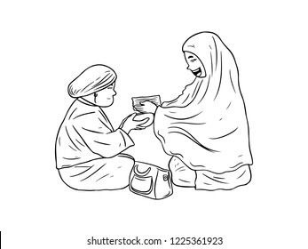 Father Give Money Stock Vectors, Images & Vector Art | Shutterstock