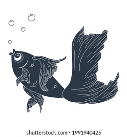 金魚 線画 の画像 写真素材 ベクター画像 Shutterstock 金魚 線画 の画像 写真素材 ベクター画像 Shutterstock