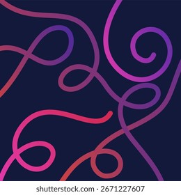 Line art gradient abstract background 