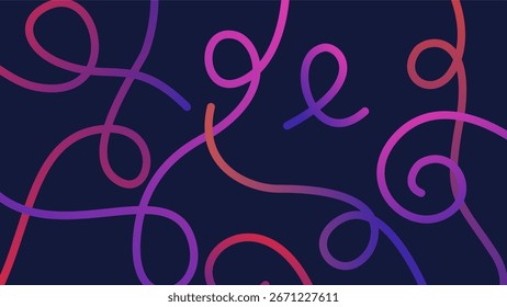 Plano de fundo abstrato do gradiente da arte de linha 