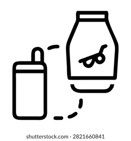 Line art graphic depicting mobile phone connected to wearable smart garment with eyewear symbol.