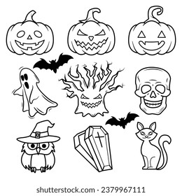 The Line Art of Halloween Bundle