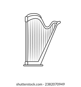 The Line Art of Harp