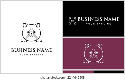 logotipo de cabeza de línea