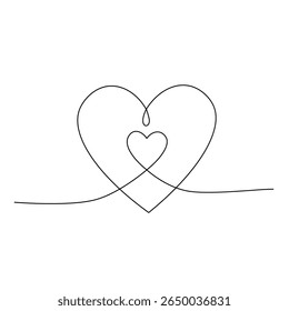 Line art of Heart Symbol!