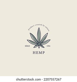 Logo de la hoja de cáñamo de arte en línea