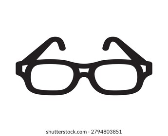 Line Art Icon of Computer Glasses
